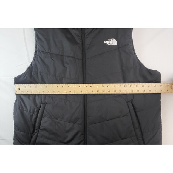 The North Face Down Vest Mens XXL Black 550 Fill Quilted Puffer Warm Winter - Picture 5 of 6